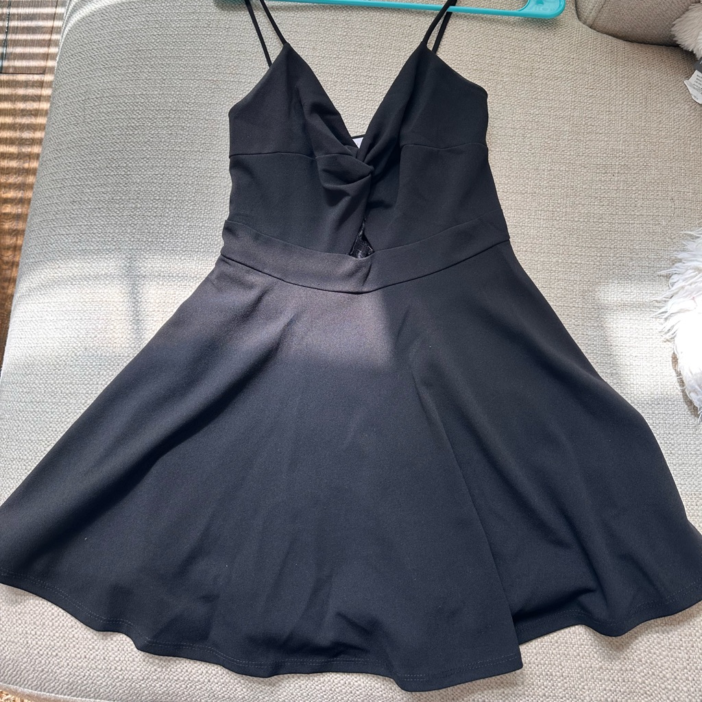 Black Karlie Dress With Built In Shorts